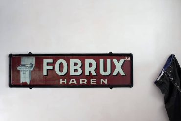 Emaille Schild Fobrux Haren