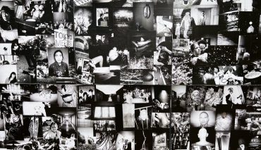 Collage aus verschiedenen Schwarz-Weiß-Fotografien von Michael Stevens, die seine künstlerische Arbeit und kreative Fotografie präsentieren.