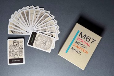 Social Media Karten Spiel.