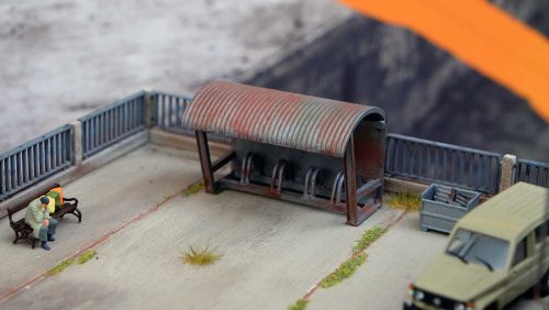 selbstbau fahrradständer h0 1:18