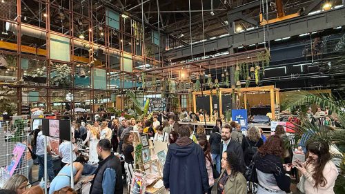 Nachtyard im RheinriffKreativer Nachtmarkt 