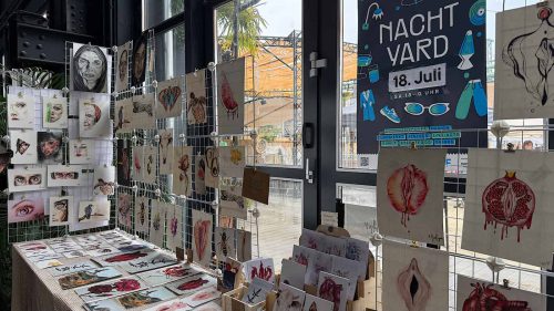 Nachtyard im RheinriffKreativer Nachtmarkt 
